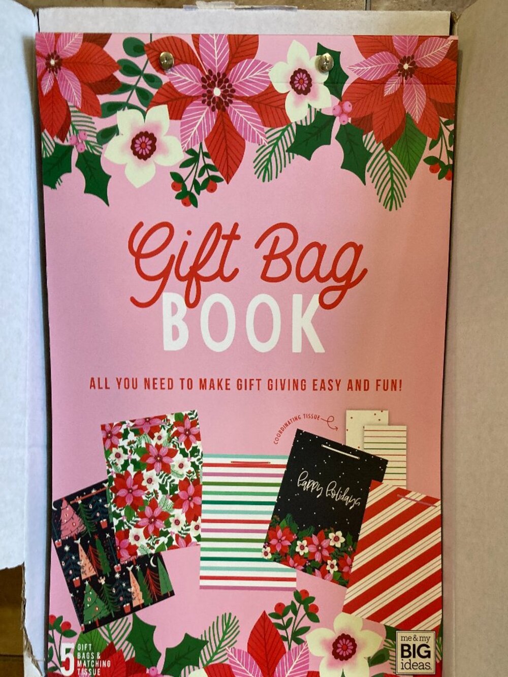 The Happy Planner Holiday Gift Bag Book Christmas Gift Wrap Set